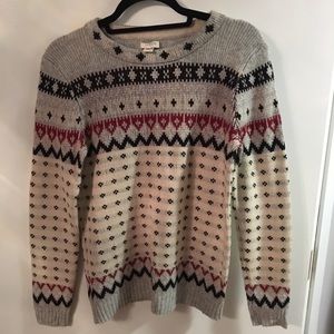 J. Crew Winter Patterned Sweater